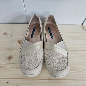 Sketchers Memory Foam Cream Ballet Flats - Pre-Owned